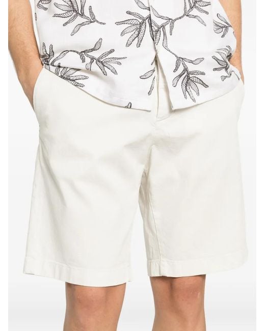 Jacob Cohen White George Tailored Shorts for men