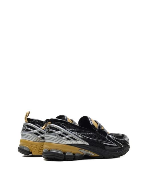 New Balance Black X Ganni 1906L Snake-Print Sneakers