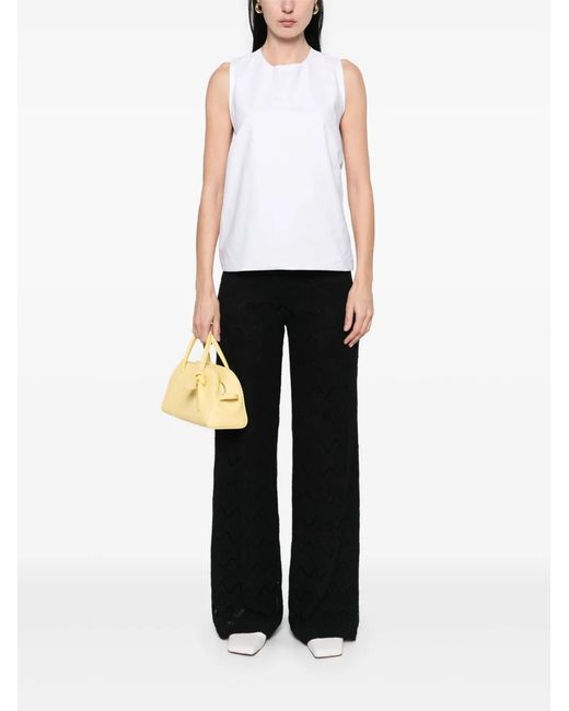 Twinset Black Macramé Trousers