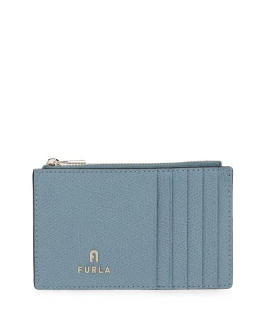 Furla Blue Medium Camelia Cardholder