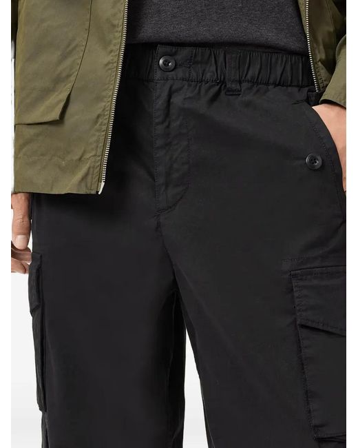 AllSaints Black Decoy Cargo Pants for men