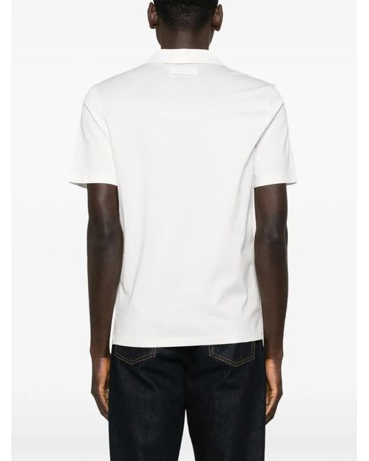 HUGO White Short-Sleeve T-Shirt for men