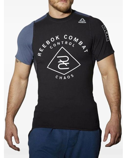 Reebok Black Shortsleeve Rashguard for men