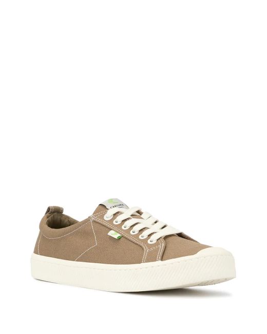 CARIUMA Green Oca Low-Top Canvas Sneakers for men