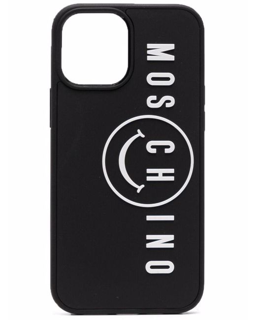 Moschino Logo-embossed Iphone 12 Pro Max Case in Black - Lyst
