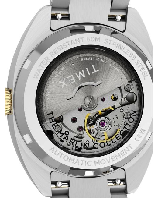 Timex Metallic Marlin Draper 37 Mm Watch for men