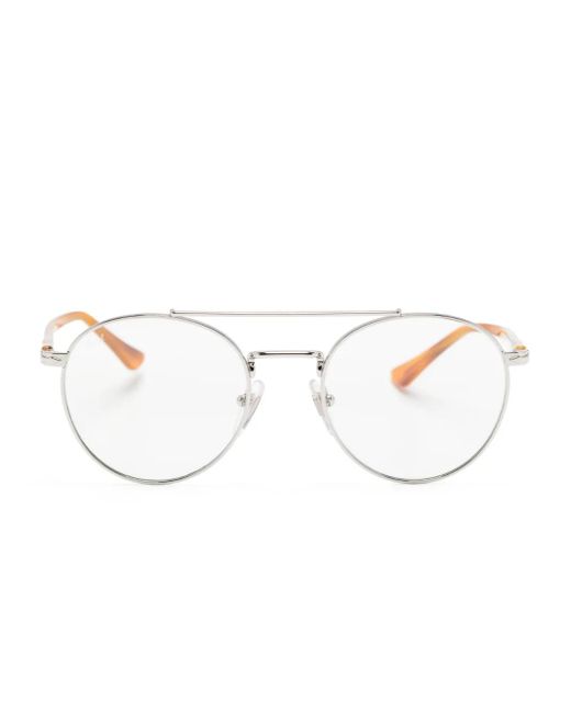 Persol Natural Po1009S Round-Frame Sunglasses