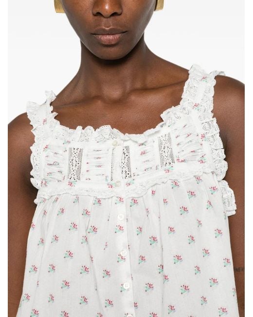 Doen White Fidella Top