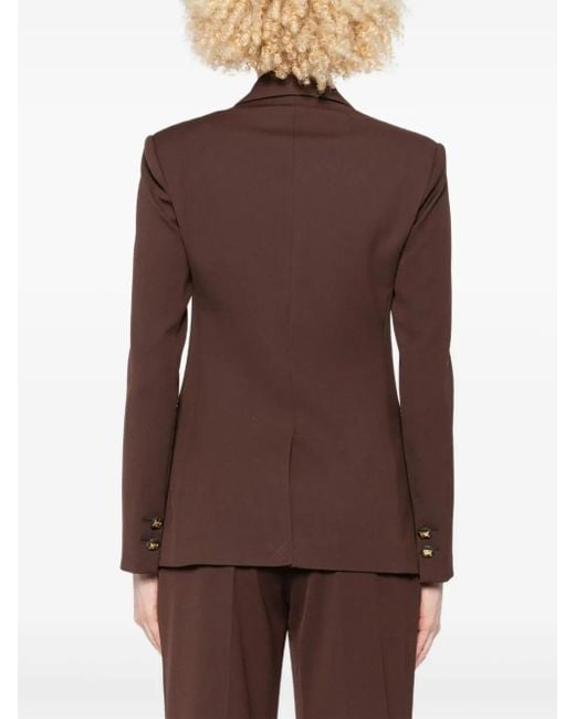 Elisabetta Franchi シングルジャケット Brown