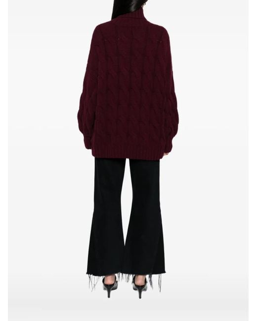 N.Peal Cashmere Purple Hana Pullover