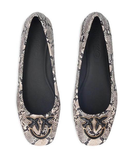 Pinko Multicolor Love Birds Ballet Flats