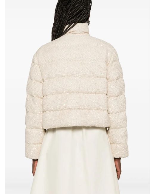 Moncler White Thoirys Jacket