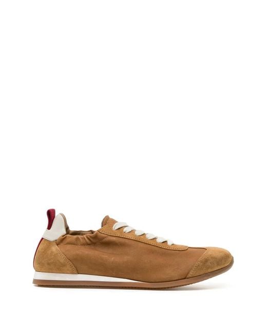 Uma Wang Brown Baseball Sneakers