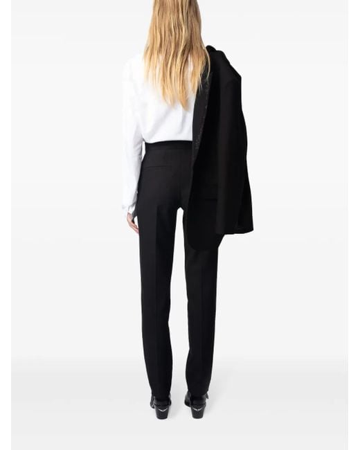 Zadig & Voltaire Black Panny Trousers