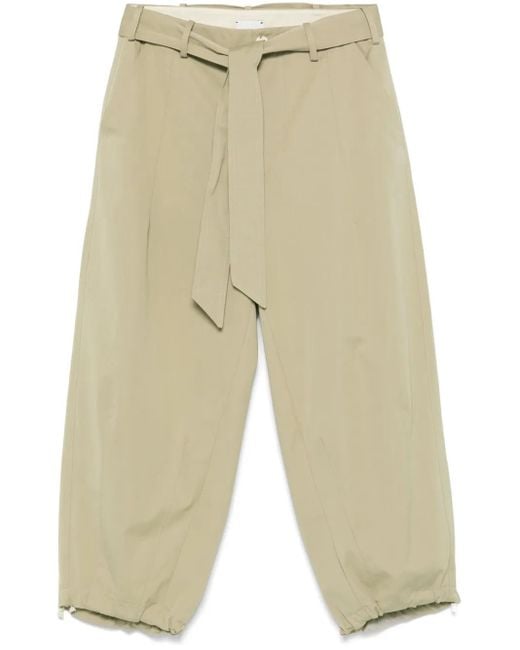 Alysi Natural Belted Trousers