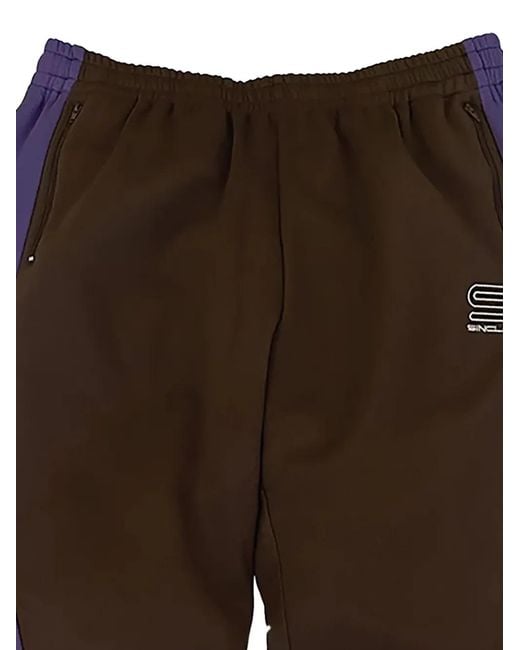 Sinclair Brown Logo-Detail Track Pants for men