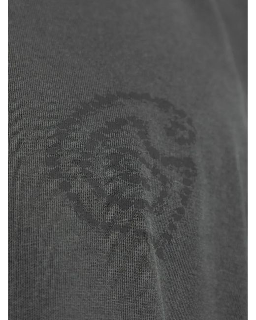 T-Shirt A Maniche Lunghe Con Logo Ricamato di Carhartt in Gray da Uomo