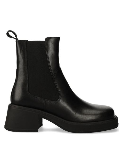 Vagabond Black 50Mm Dorah Ankle Boots