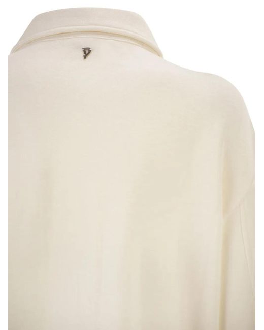 Dondup White Buttoned Shirt Jacket