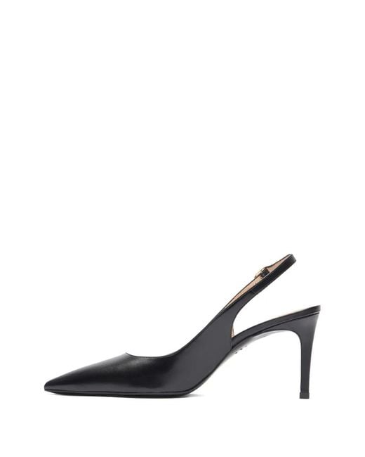 Stuart Weitzman Black Power Slingback Pumps