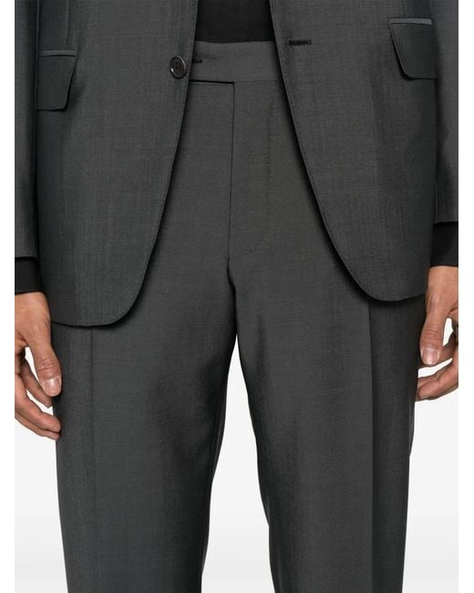Canali Black Single-Breasted Blazer for men