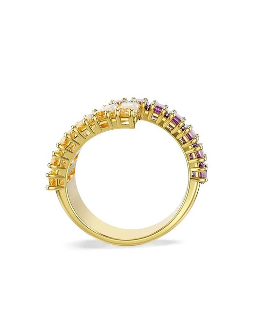 Swarovski Metallic Matrix Baguette-Cut Ring