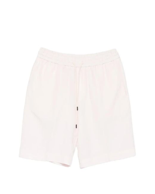 Dondup White Short De Sport À Lien De Resserrage for men