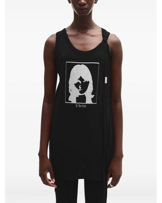 Ann Demeulemeester Black Till The End Sleeveless Top