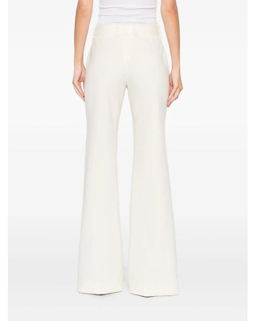 Ermanno Scervino White Virgin Wool Trousers