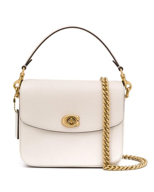 COACH Leather Cassie 19 Crossbody Bag in White Lyst Australia