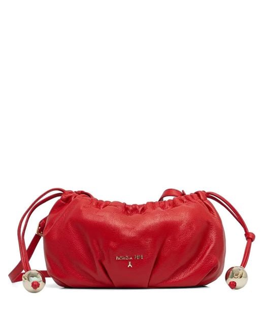 Patrizia Pepe Red Sac Bubble À Lien De Resserrage