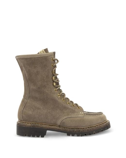 Visvim Brown Bottines En Cuir À Lacets for men