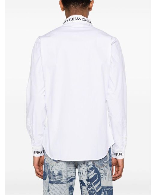 Versace Watercolour Couture Hemd in White für Herren