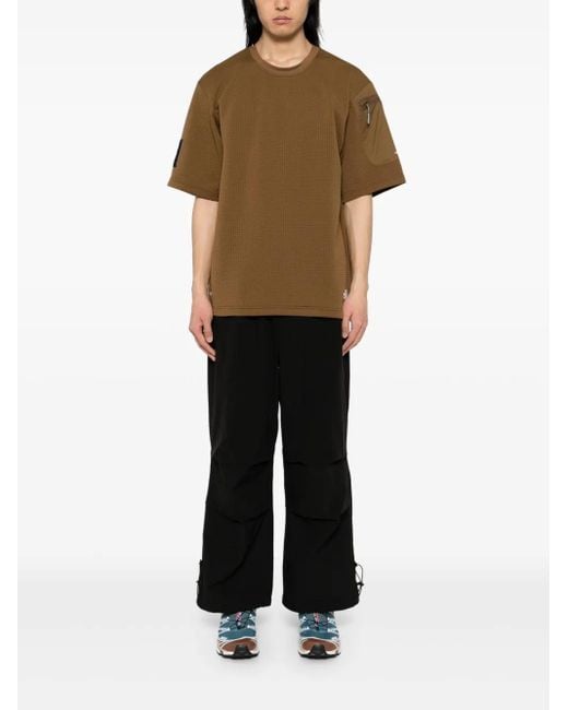 FIVE CM Black Drawstring Wide-Leg Trousers for men