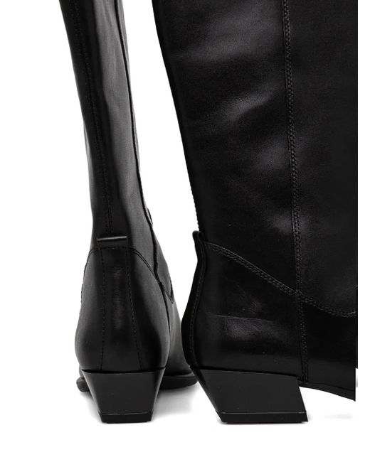 Vagabond Black 35Mm Cassie Pointed-Toe Cowboy Boots