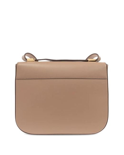 DeMellier London Natural Vancouver Flap Cross Body Bag