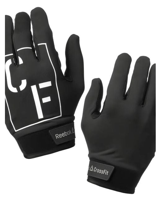 Reebok Black Crossfit Grip Gloves for men