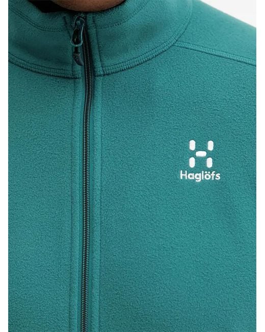 Haglöfs Green Zip-Fastening Sweatshirt for men