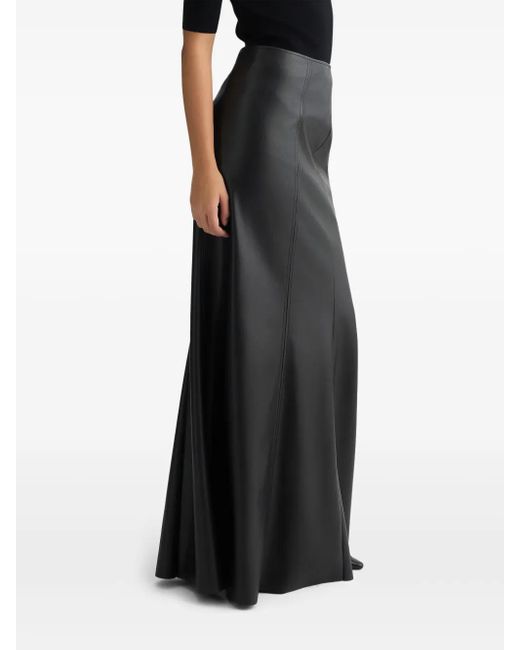 Liu Jo Maxi-Rok Met Naadafwerking in het Black