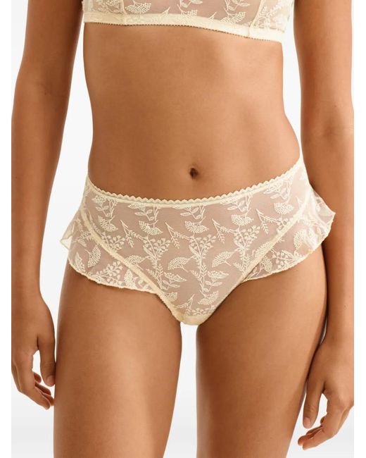 Eres White Seigle Thongs