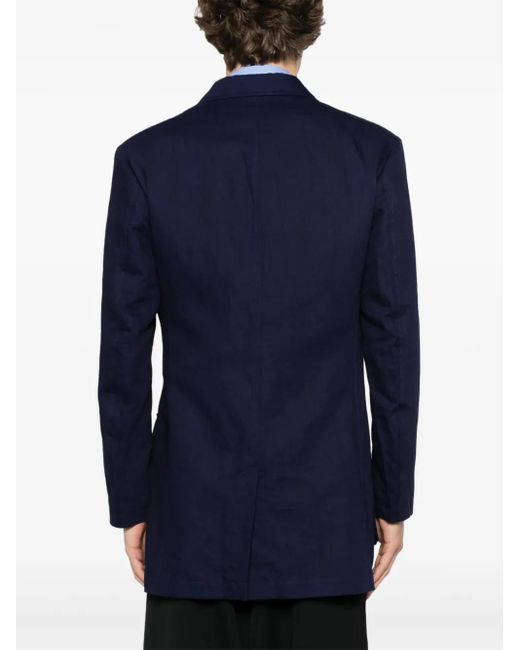メンズ Yohji Yamamoto シングルジャケット Blue