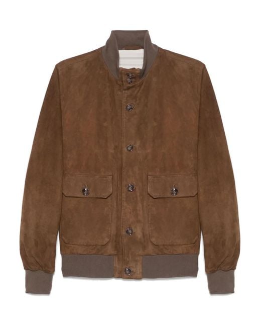 Barba Napoli Brown Vermont Jacket for men