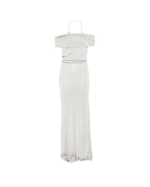 AYA MUSE White Sereno Maxi Dress