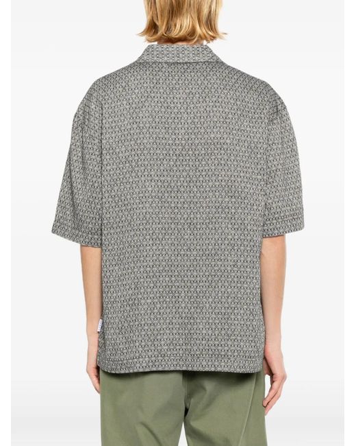 Camisa Saga Edwin de hombre de color Gray