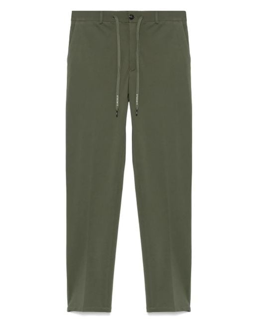 Circolo 1901 Green Piqué-Weave Trousers for men