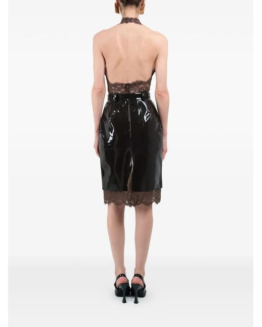ROWEN ROSE Black Lace Bodysuit