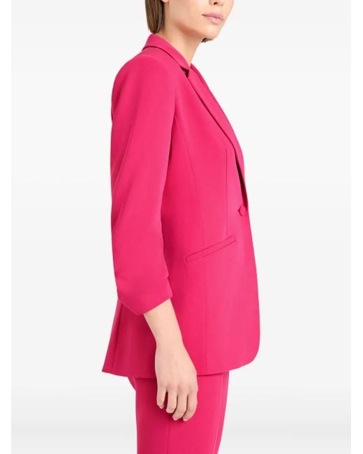 Cinq À Sept Pink Crepe Khloe Blazer