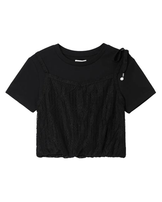 Musium Div. レイヤード トップ Black