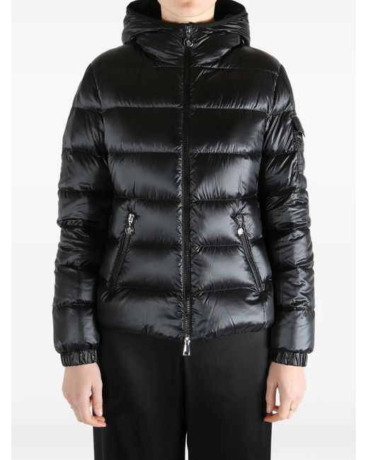 Moncler Black Glesse Short Down Jacket