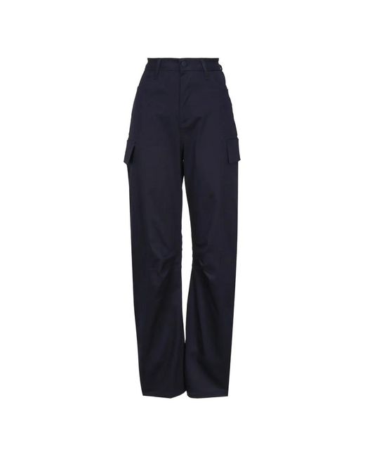 The Archivia Blue Straight-Leg Cargo Pants